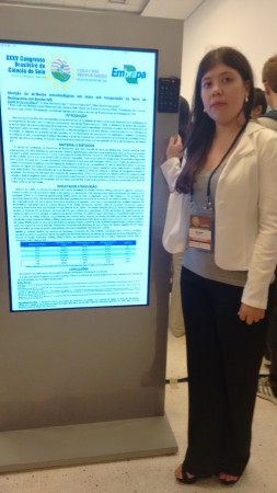 Izabelli Ribeiro - Congresso Brasileiro de Ciência do Solo 2015